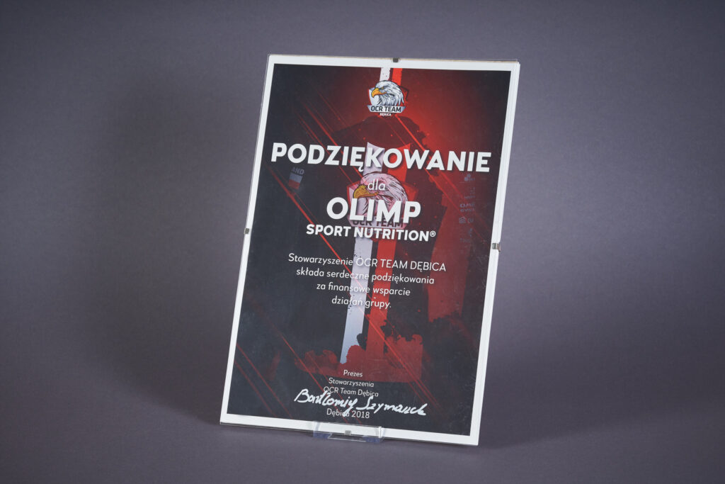 Podziękowania za pomoc i wsparcie OCR TEAM Dębica 2018r.