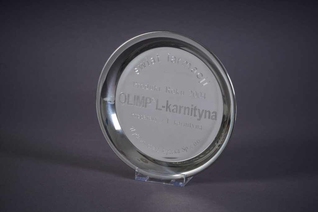 Produkt roku 2004r. Świat Farmacji OLIMP L-KARNITYNA