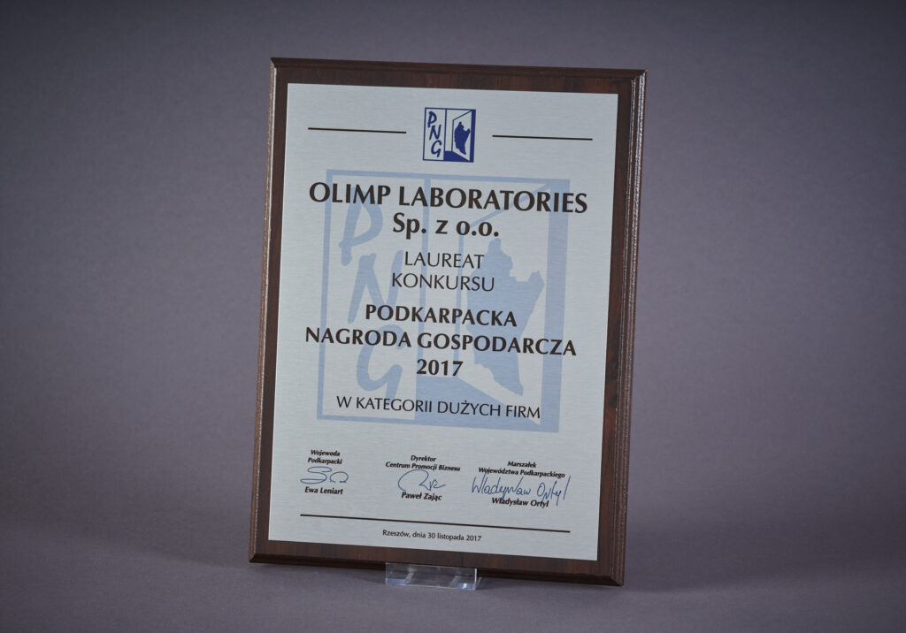 Laureat Konkursu Podkarpacka Nagroda Gospodarcza 2017r.