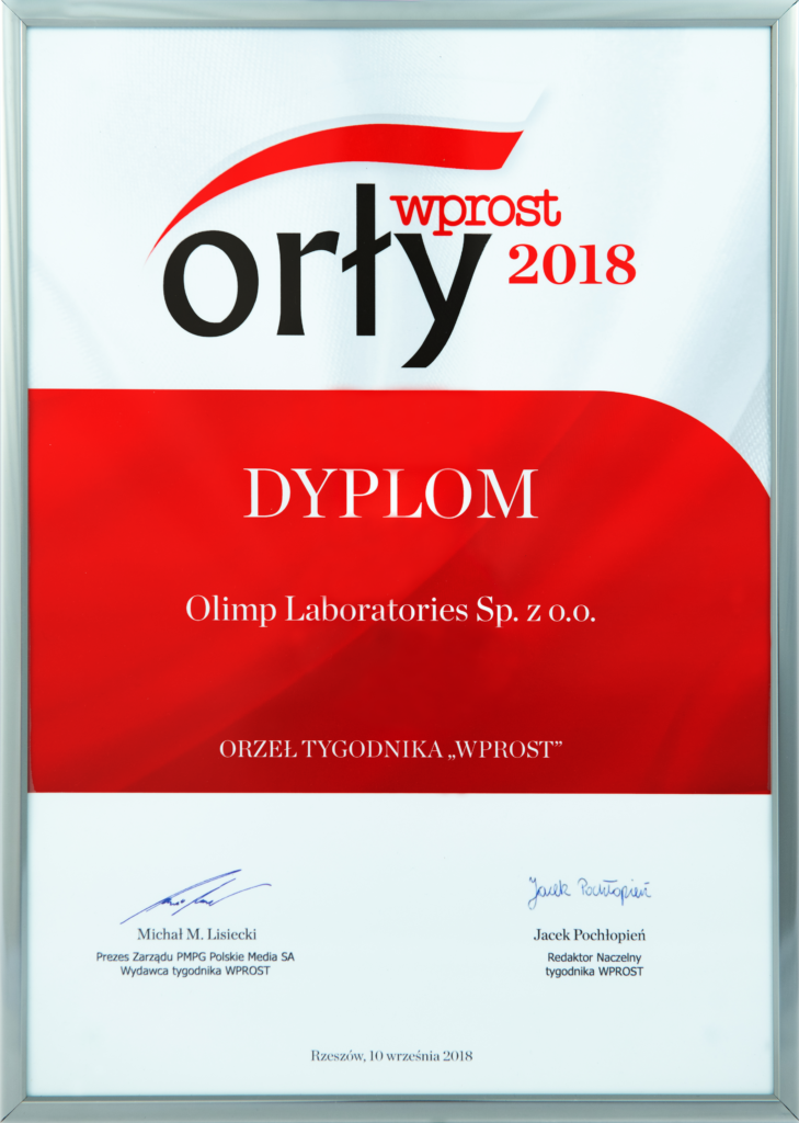 Orzeł tygodnika „Wprost” 2018r.