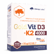 Gold Vit D3+K2 4000 - 60 kapsułek
